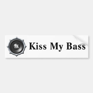 Kus My Bass Bumpersticker