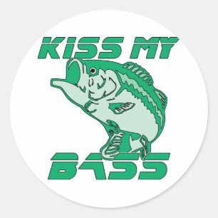 Kus My Bass Ronde Sticker
