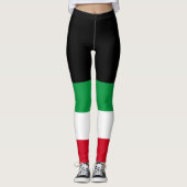 Kus my cannoli grappige Italiaanse vlag Leggings (Voorkant)