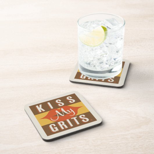 Kus My Grits Bier Onderzetter (Rechterzijde)