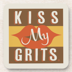 Kus My Grits Bier Onderzetter