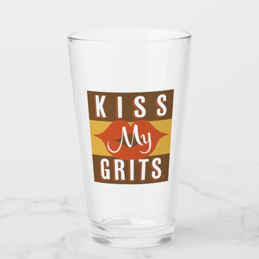 Kus My Grits Glas (Voorkant)