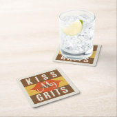 Kus My Grits Kartonnen Onderzetters (Insitu)