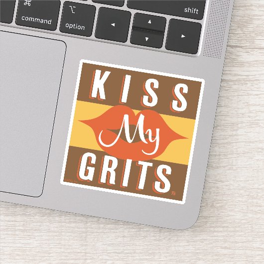 Kus My Grits Sticker (Detail)