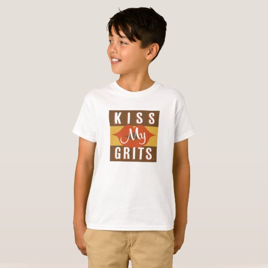 Kus My Grits T-shirt (Voorkant volledig)