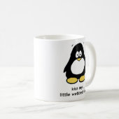 "Kus My Little Webbed Feet" Mok pinguïn (Voorkant rechts)