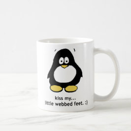 "Kus My Little Webbed Feet" Mok pinguïn