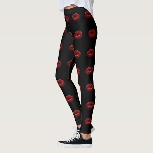 Kus My Pants Red Lips Black Leggings (Links)