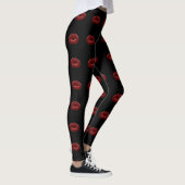 Kus My Pants Red Lips Black Leggings (Rechts)