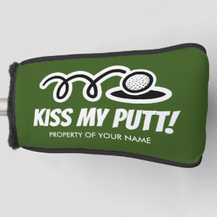 Kus My Putt Funny custom wave putter cover