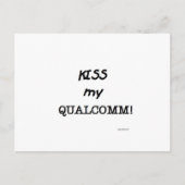 Kus my Qualcomm Briefkaart (Voorkant)