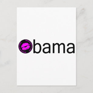 Kus obama-Blk) Briefkaart