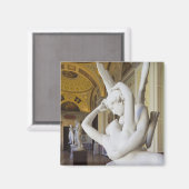 Kus of Cupid and Psyche, door Antonio Canova Magneet (Voorkant / Achterkant)