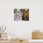 Kus of Cupid and Psyche, door Antonio Canova Poster (Keuken)