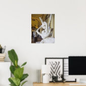 Kus of Cupid and Psyche, door Antonio Canova Poster (Thuiskantoor)