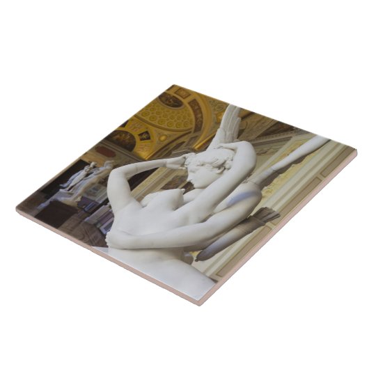 Kus of Cupid and Psyche, door Antonio Canova Tegeltje (Zijkant)