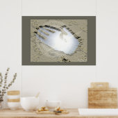 Kus of Fingerprints Poster (Keuken)