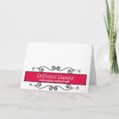 Kus of Love Feestdagen Kaart (Achterkant)