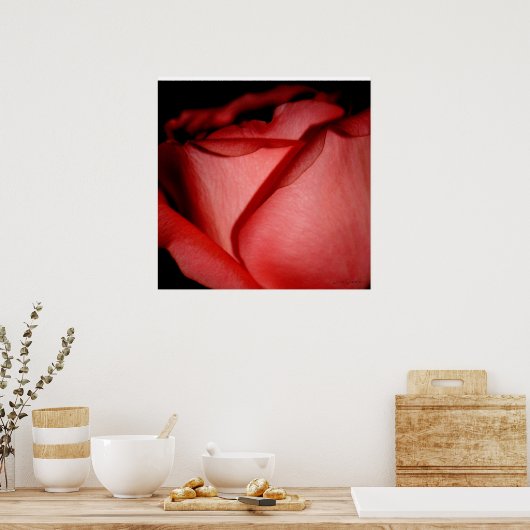 Kus of Red Poster (Keuken)