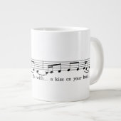 Kus op je hoofd grote koffiekop (Voorkant rechts)