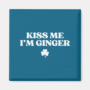 Kus rode kop t-shirt leuke st. patricks dag roodha magneet