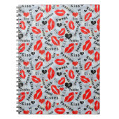 Kus, rode lippen. notitieboek (Voorkant)