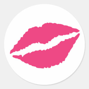 Kus! Ronde Sticker