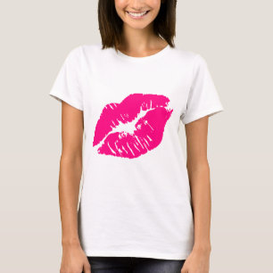 Kus Roze Lippen T-shirt