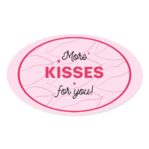 Kus Roze Rode Lippen Romantische Liefde.