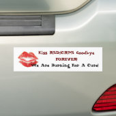 Kus RSD/CRPS Vaarwel. Bumpersticker (Op auto)