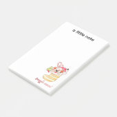 Kus Seizoen Puppy in Kous Post-it® Notes (Schuin)