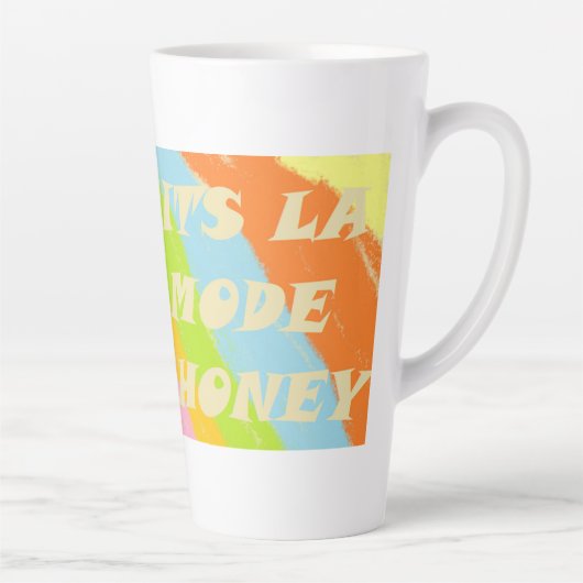 Kus snel en sneller mode wat een combinatie latte mok (Rechts)