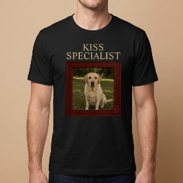 Kus Specialist Grappige Honden Foto T-shirt
