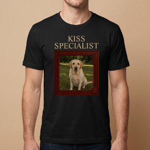 Kus Specialist Grappige Honden Foto T-shirt