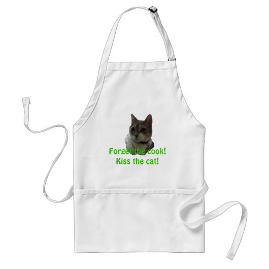Kus the Cat Apron Standaard Schort (Voorkant)