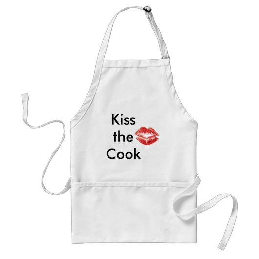 Kus the Cook apron Standaard Schort (Voorkant)