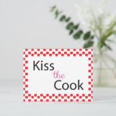 Kus the Cook Briefkaart (Staand voorkant)