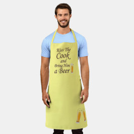 Kus The Cook en breng hem een bier Schort