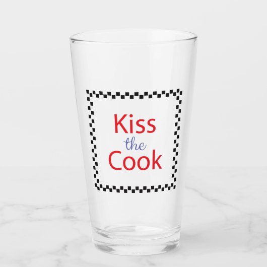 Kus the Cook Glass Glas (Voorkant)