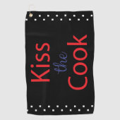 Kus the Cook Golfhanddoek (Voorkant)