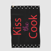 Kus the Cook Golfhanddoek (Voorkant)