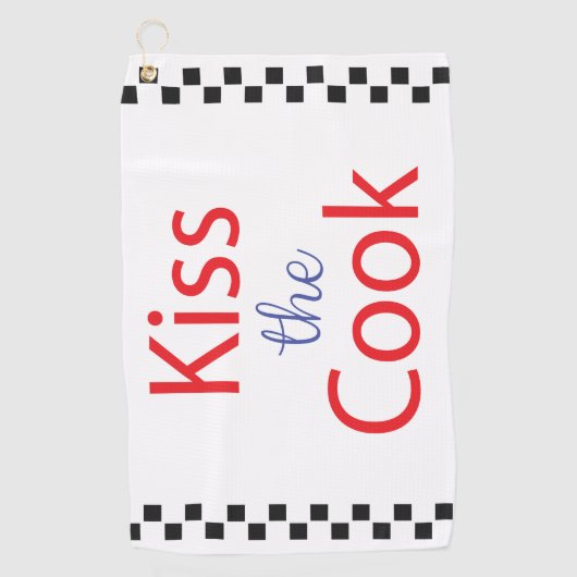 Kus the Cook Golfhanddoek (Voorkant)