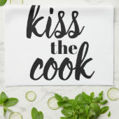 Kus the Cook Green Frog Crown Funny Theedoek (Gevouwen)