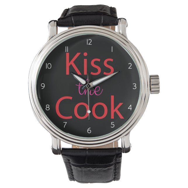 Kus the Cook Horloge (Voorkant)