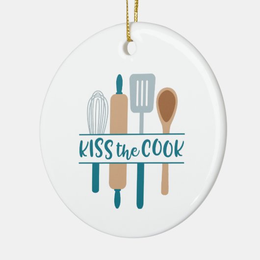 Kus the Cook Keramisch Ornament (Links)