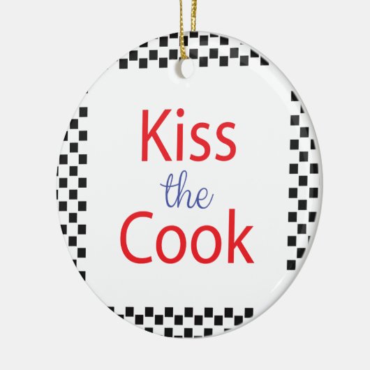 Kus the Cook Keramisch Ornament (Links)