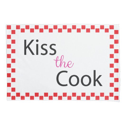 Kus the Cook Kussensloop (Voorkant)