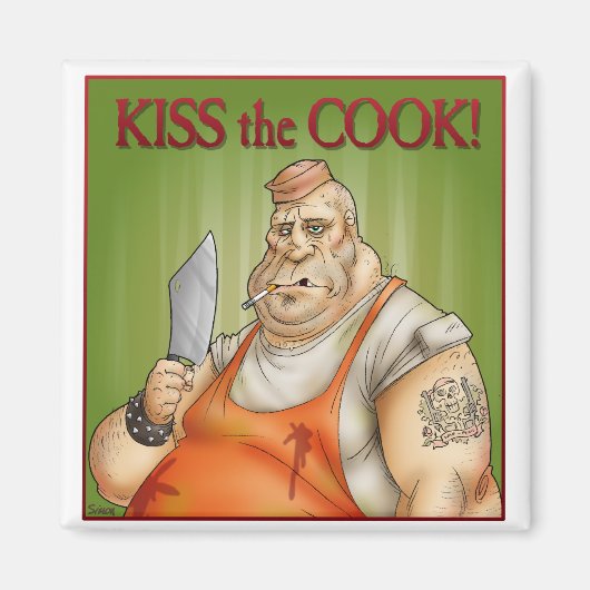 Kus the Cook Magneet (Voorkant)