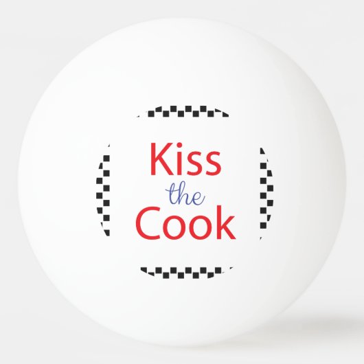 Kus the Cook Pingpongbal (Voorkant)