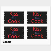 Kus the Cook Rechthoekige Sticker (Vel)